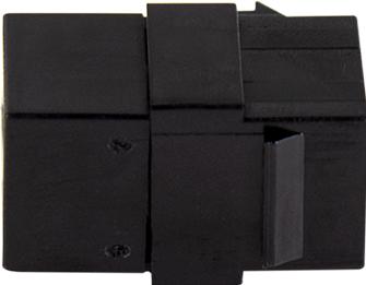 Actual product image LogiLink Keystone connector USB 3.1, black Connectors: USB-C Coupler (Keystone module)