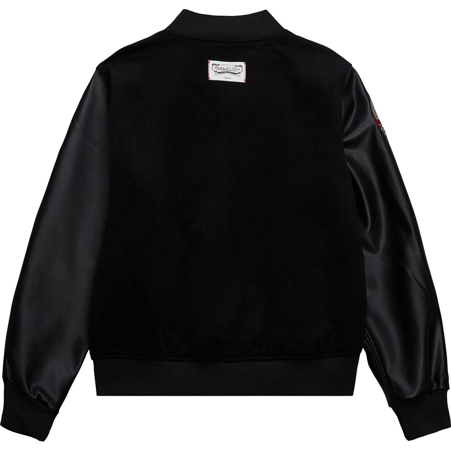 Thumbnail - Mitchell & Ness, Herren, Jacke, Branded ANNIVERSARY Varsity Jacke - S (S), Schwarz, S