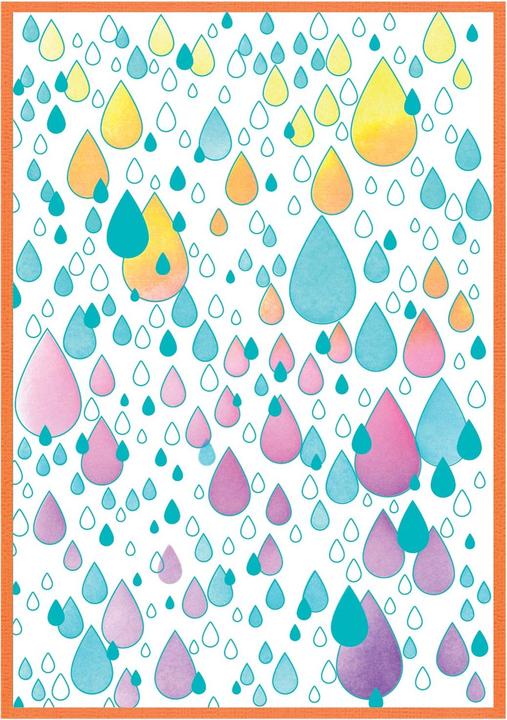 Sizzix Klarsichtstempel-Set - Drip, drip, drop by Stacey Park