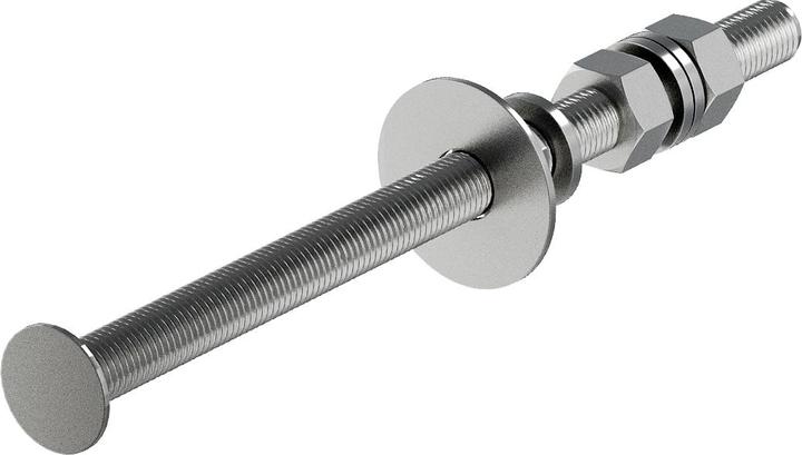 Actual product image OBO Bettermann OBO isFang 3B-G1 threaded rod 270mm V2A f.1 FangFix concrete rod