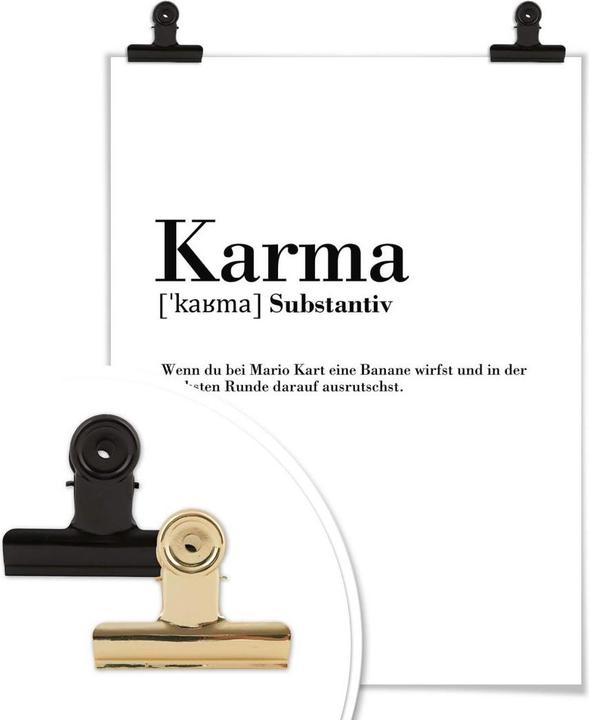 Image du produit Trenddeko Grammaire Karma (30 x 40 cm)