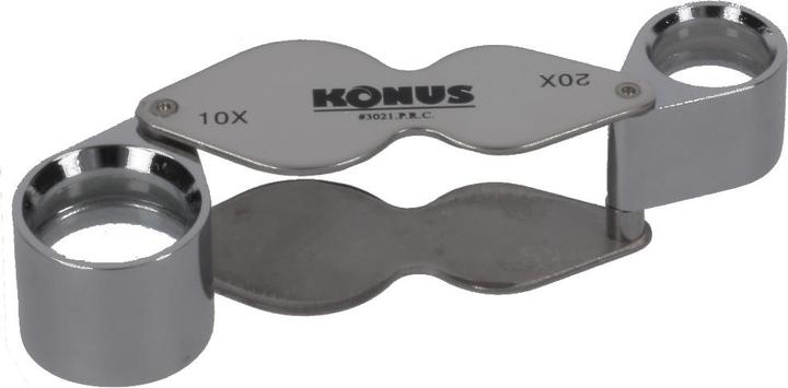 Konus Doppelte Lupe 10x-20x