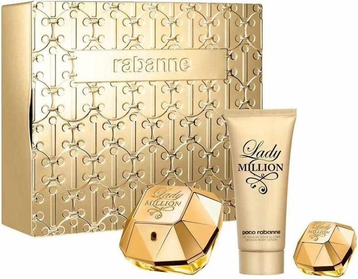 Immagine prodotto Paco Rabanne P. RABANNE LADY MILLION EDP. 80ML. + B. LOZIONE 100ML. + MINI 5ML. SET DA 3 PEZZI (Set di profumi)