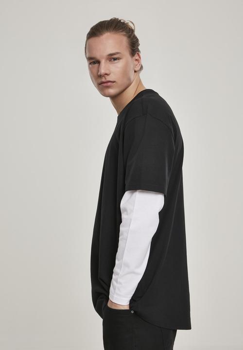 Actual product image Urban Classics Oversized Shaped Double Layer LS Tee (S)