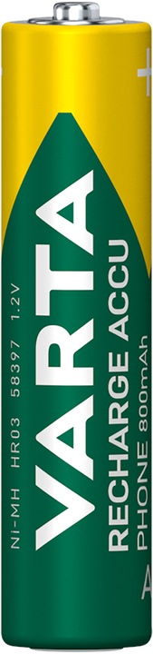 Image du produit Varta Recharger le téléphone d'Accu (2 pcs, AAA, 800 mAh)