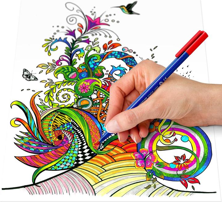 Image du produit Staedtler Fasermaler "Triplus color", 40 Stück (Multi, 40 x)