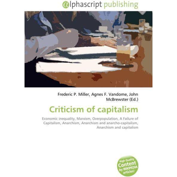Thumbnail - Criticism of capitalism, Fachbücher von Agnes F. Vandome, Frederic P. Miller, John McBrewster
