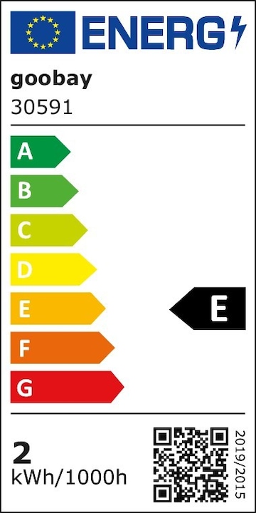 Energie-Label Goobay LED Strahler, 1,5 W (G4, 1.50 W, 160 lm, 1 x, F)