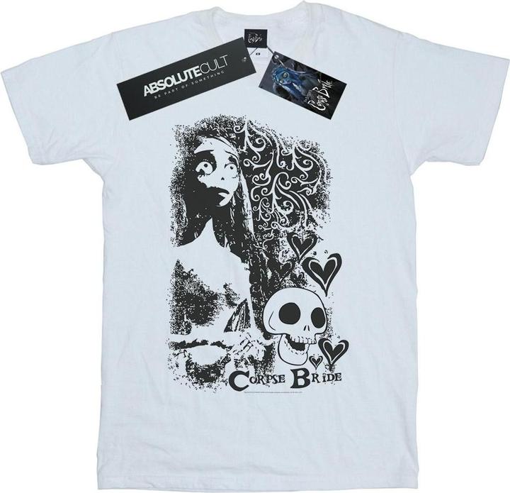 Produktbild Corpse Bride Skull Logo TShirt Mädchen (152, 158)