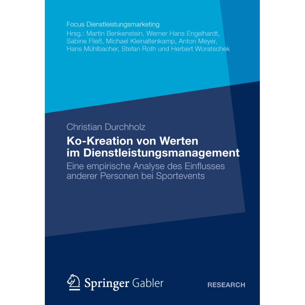 Ko-Kreation von Werten im Dienstleistungsmanagement, Fachbücher
