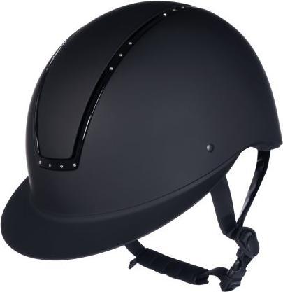 HKM Equestrian Helmet Lady Shield Black/Diamond