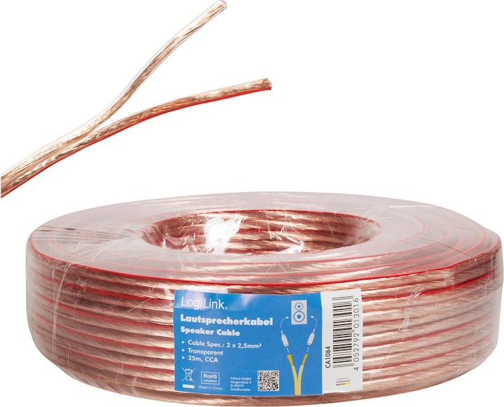 Actual product image LogiLink CA Speaker cable (25 m, 2.50 mm²)