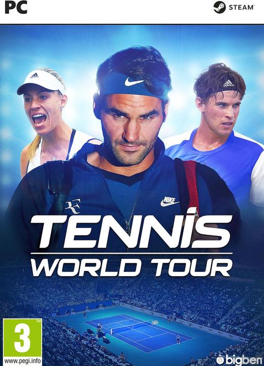 Produktbild Bigben Tennis World Tour (PC, Multilingual)