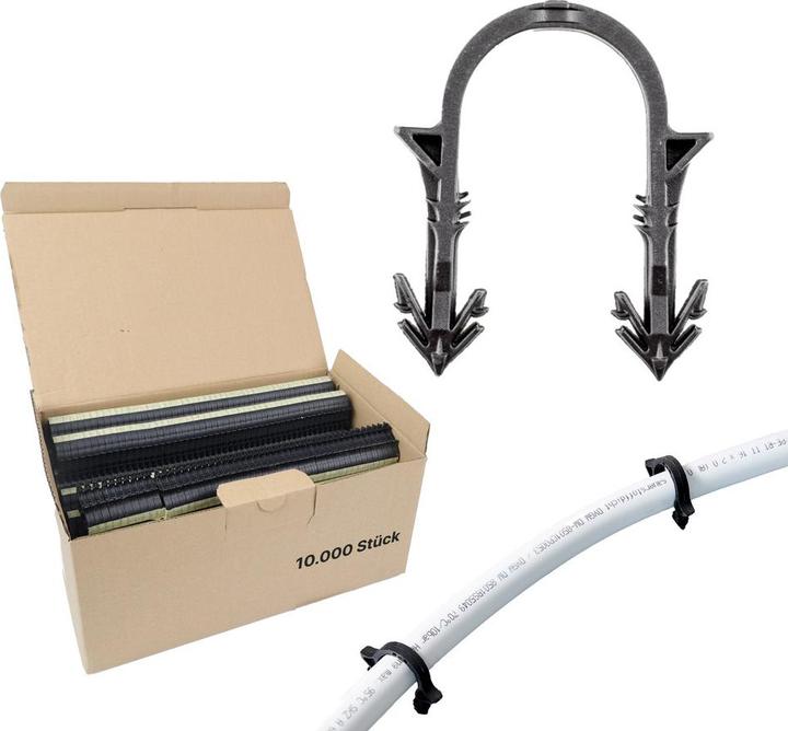 Produktbild Sanpro Tackernadeln, Heizrohrhalter für Fussbodenheizung, Anzahl 10.000 Stück