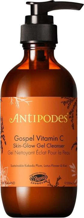 Antipodes Gospel Vitamin C Skin-Glow Gel Cleanser - Cleansing Gel - 200ml (Reinigungsgel, 200 ml)