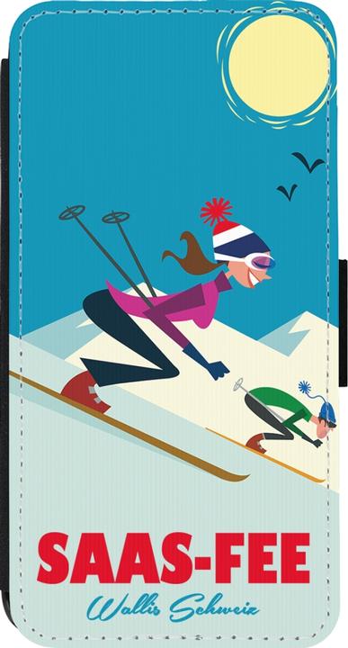 Actual product image PhoneLook Cover Wallet black Saas-Fee Ski Downhill (Apple iPhone 14 Pro)