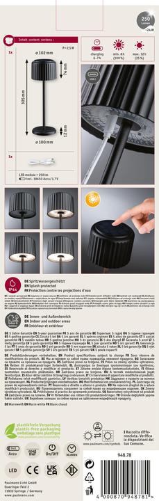 Actual product image Paulmann Else (250 lm, IP44)