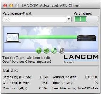 Produktbild Lancom Systems Lancom Advanced Vpn Client Mac (10 User)