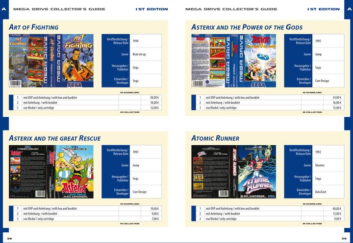Produktbild Mega Drive Collector's Guide 1st Edition - Der Preisführer für eure SEGA Mega Drive Spiele-Sammlung (Deutsch, Englisch, Thomas Michelfeit, 2016)