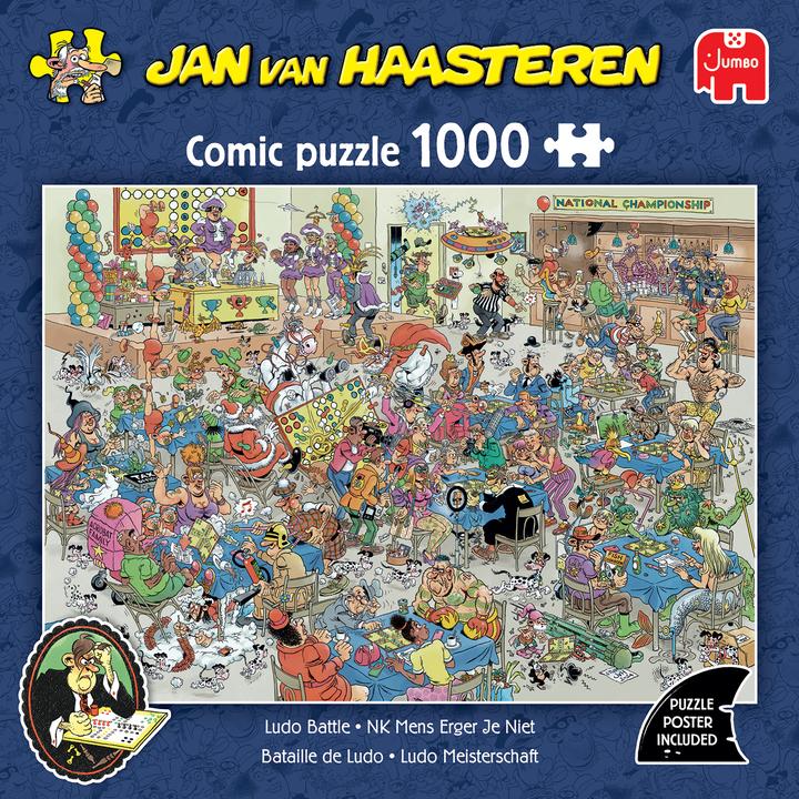 Actual product image Jan van Haasteren Ludo Battle (1000 pieces)