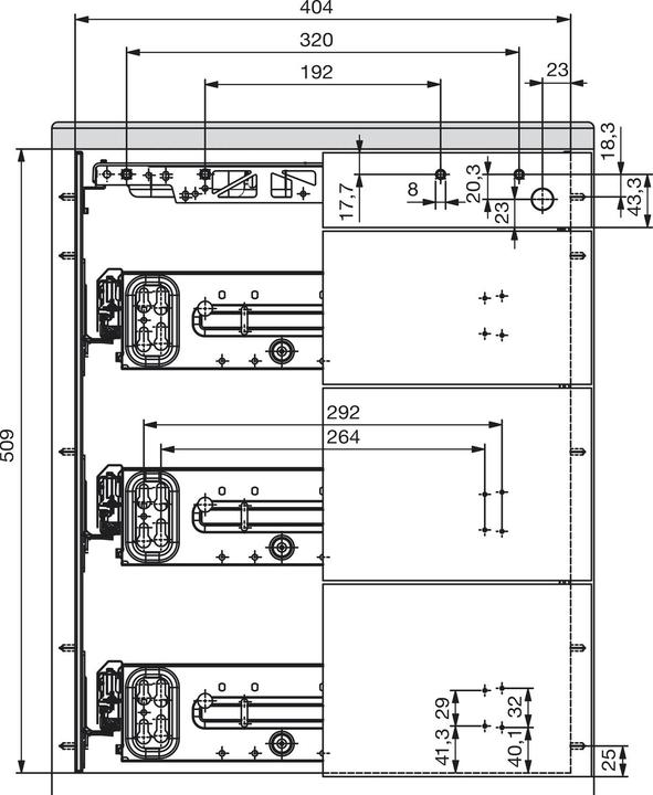 Actual product image Hettich Quick assembly set