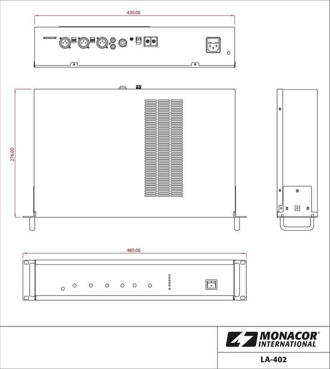 Image du produit Monacor Amplificateur de boucle (Amplificateur)