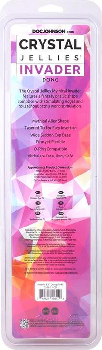 Image du produit Doc Johnson Invader - Fantasy Dildo - 8.5 / 21,6 cm - Pink