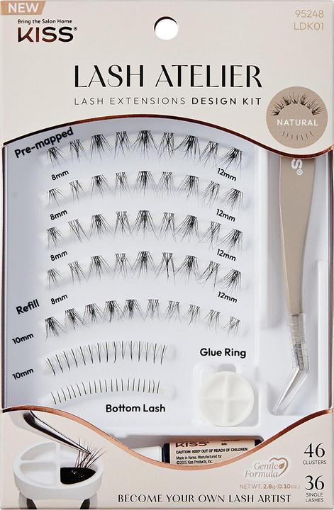 Produktbild KISS Lash Atelier Design 01 False Eyelash Set (Künstliche Wimpern)