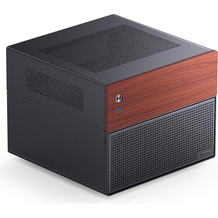 Jonsbo N4 (mATX, ITX), PC Gehäuse, Schwarz
