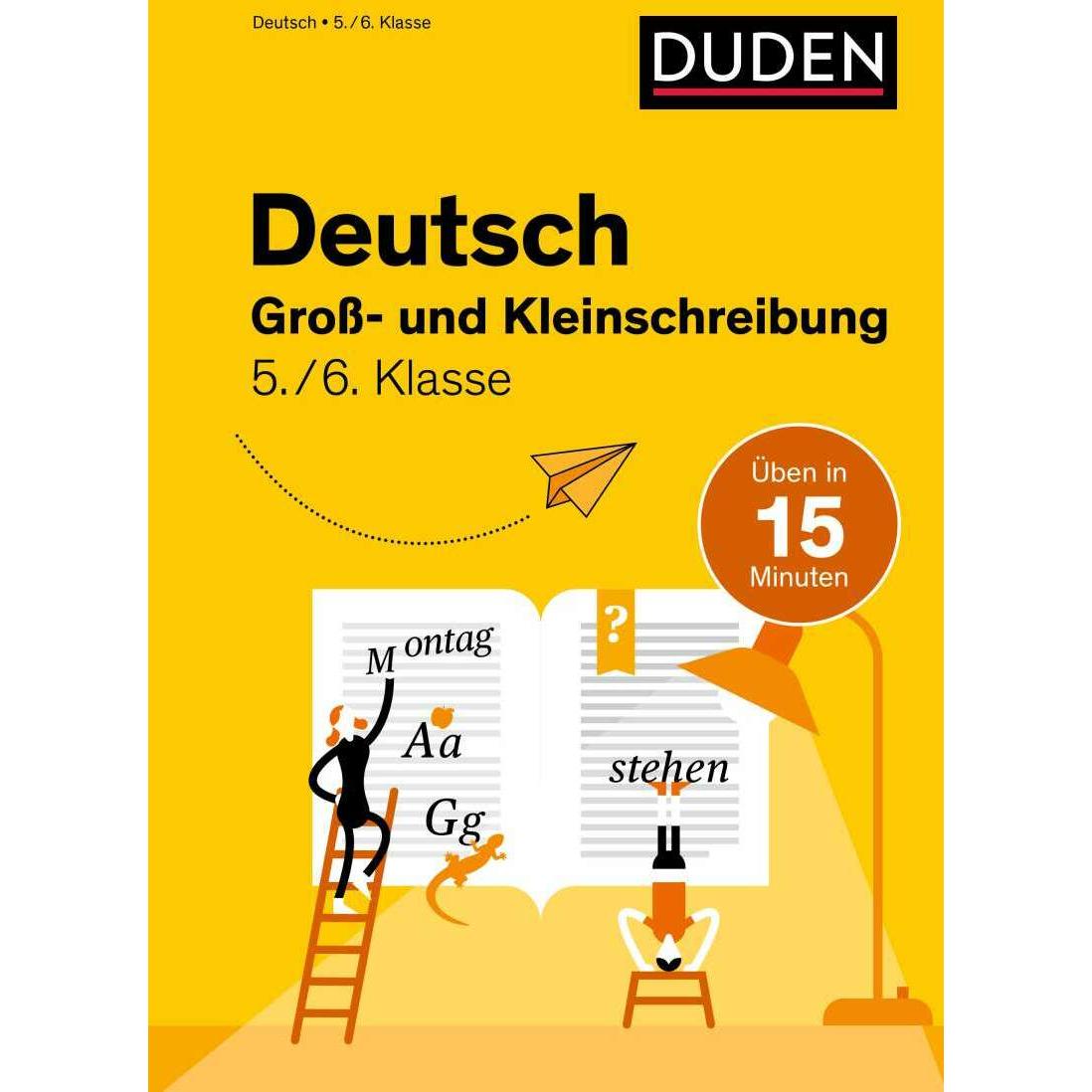 Deutsch in 15 Min - Gross- und Kleinschreibung 5./6. Klasse, Schulbücher von Marion Clausen
