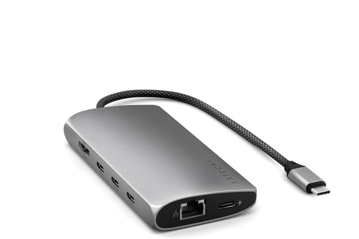 Actual product image Satechi USB-C Multiport 8k with Ethernet V3 (USB-C, 8 ports)