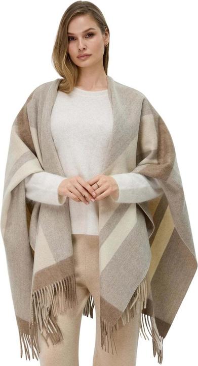 Immagine prodotto Bellemere Scarf Double-Sided Wool Poncho Shawl