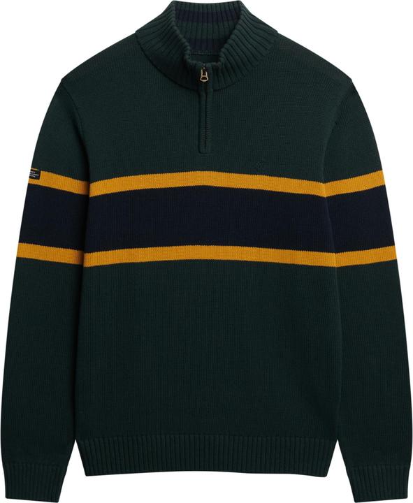 Image du produit Superdry Pull camionneur rayé en maille de coton (M)