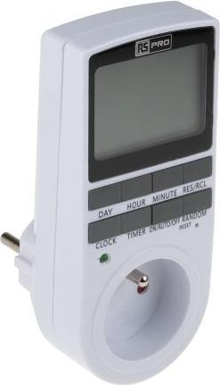 Productafbeelding RS PRO Digitale plug-in timer, 230 V ac