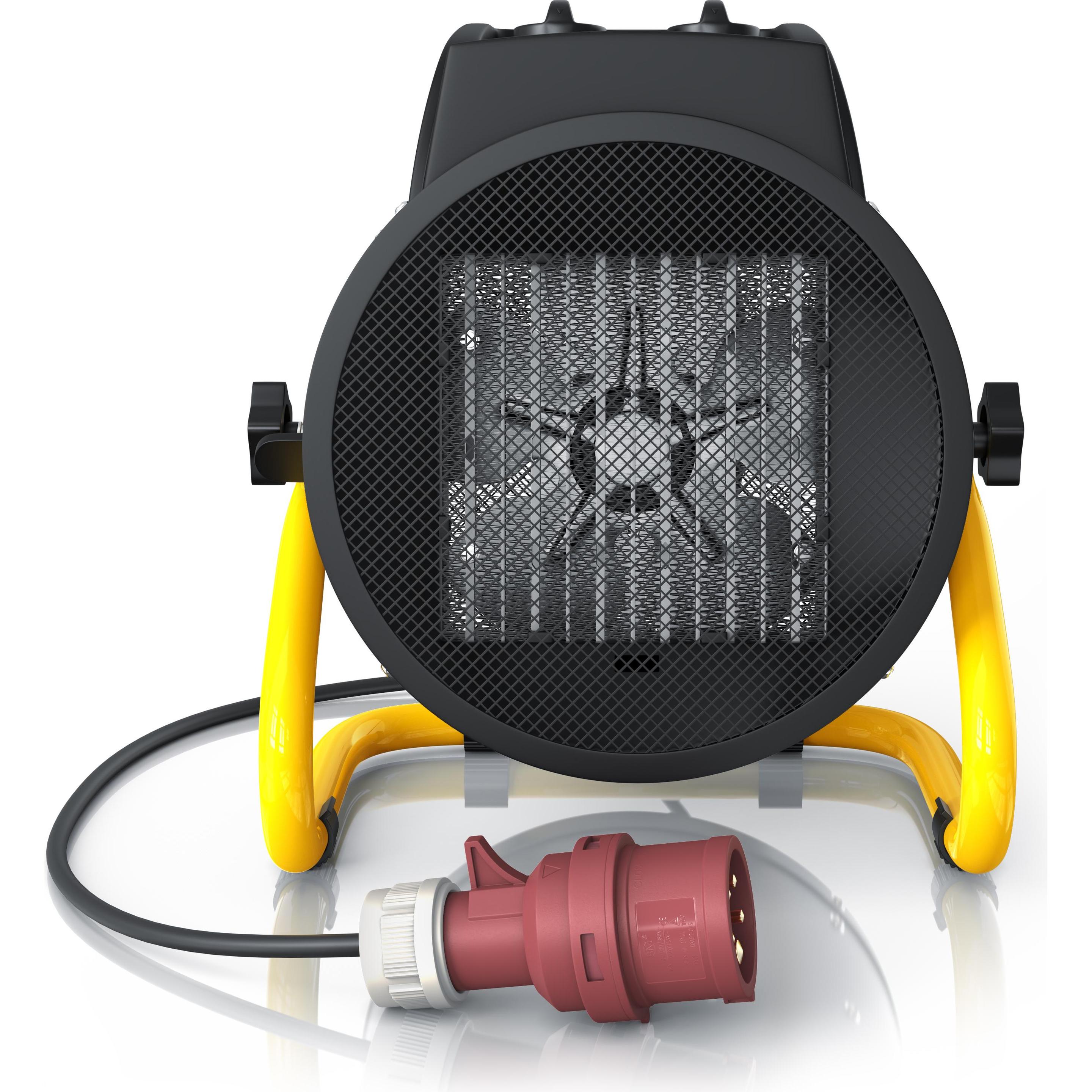 Brandson Baustellen Heizlüfter 5000 W, 2 Heizstufen, 5KW Elektroheizgebläse für Baustelle, Überhitzungsschutz, Heizlüfte...