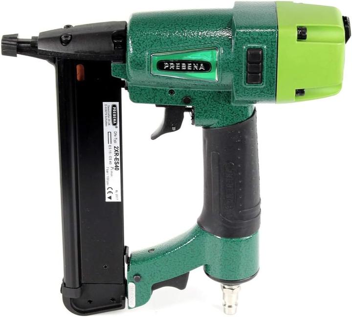 Actual product image Prebena 2XR-ES40 Stapler Compressed Air Nailer in Transport Case Type ES + 6000x CNKHA