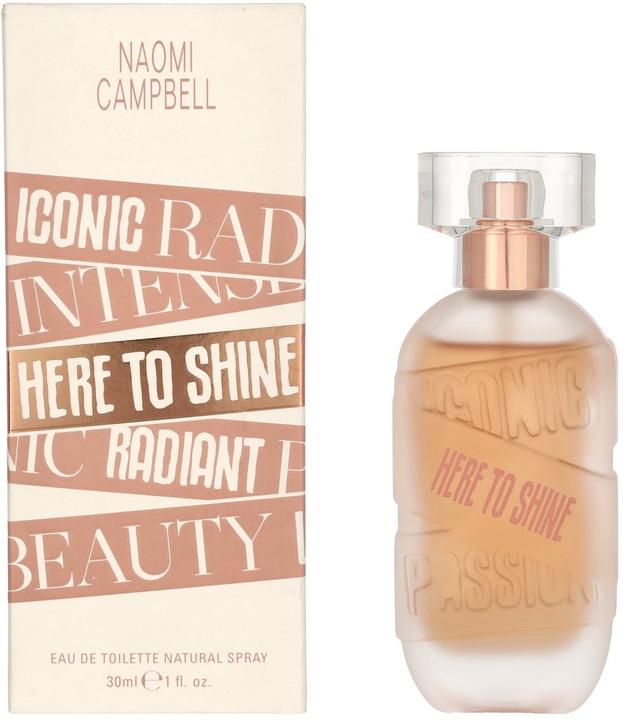 Actual product image Naomi Campbell Here To Shine (Eau de toilette, 30 ml)