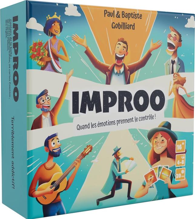 Image du produit Gigamic Improo (f) (Français, 4 - 8 Joueur)