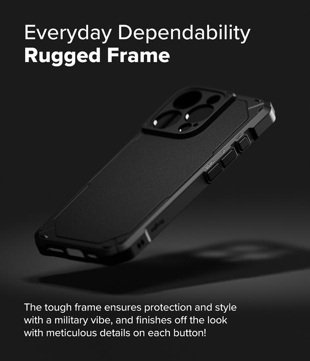 Immagine prodotto Ringke Case for iPhone 16 Pro Max RUGGED GEAR MAGNETIC BLACK (Apple iPhone 16 Pro Max)