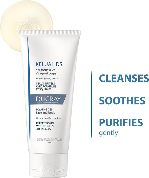 Actual product image Ducray Kelual DS cleansing gel for seborrhoeic eczema (Cleansing gel, 200 ml)