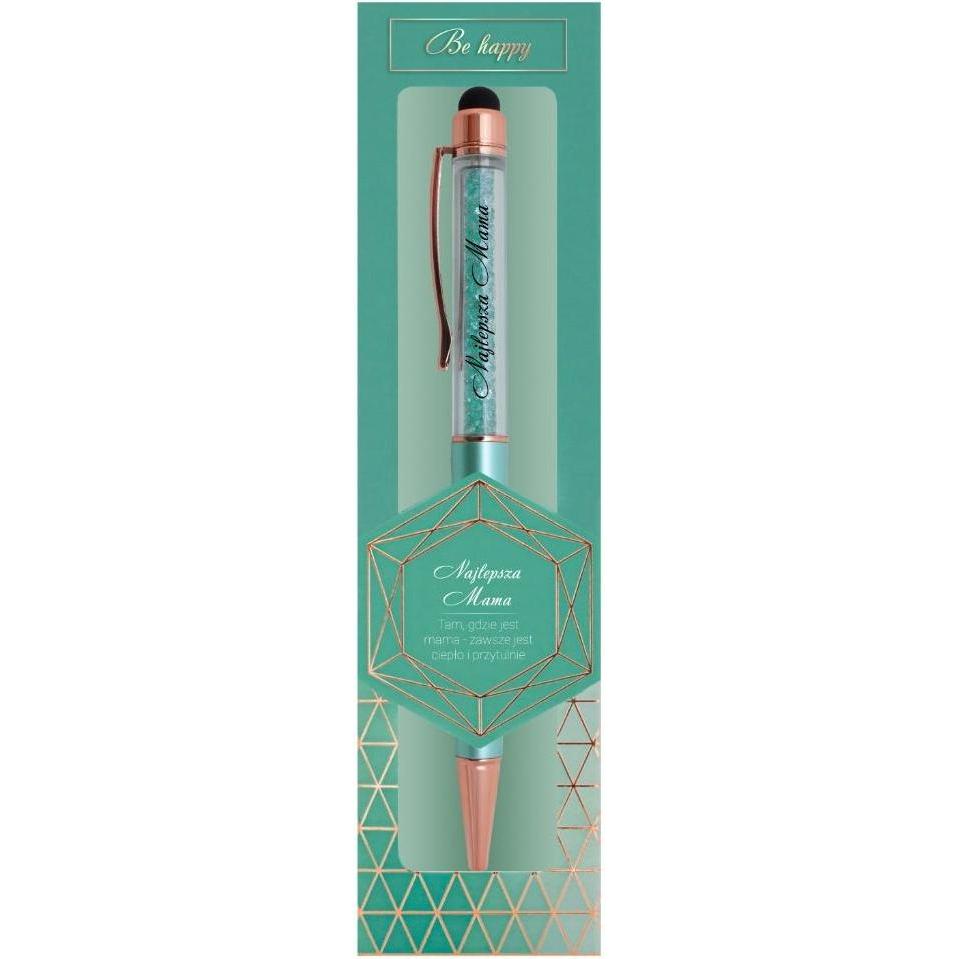 Nulaxy, Penne, Geschenkstift mit Kristallen Beste Mama (Colori pastello, 1x)