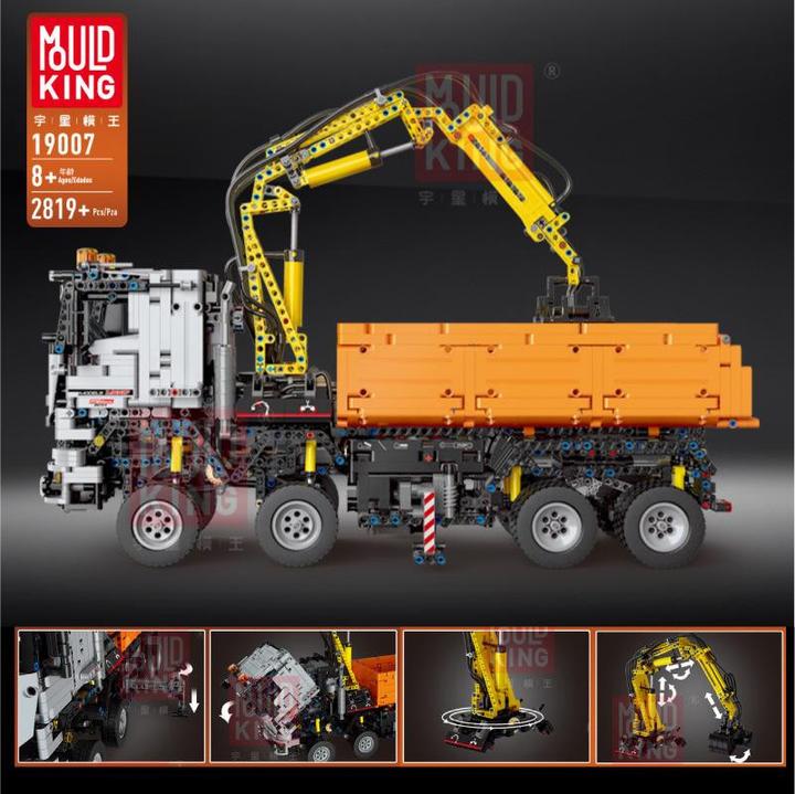 Produktbild Mould King 2-in-1 RC Excavator & Pneumatic Dump Truck