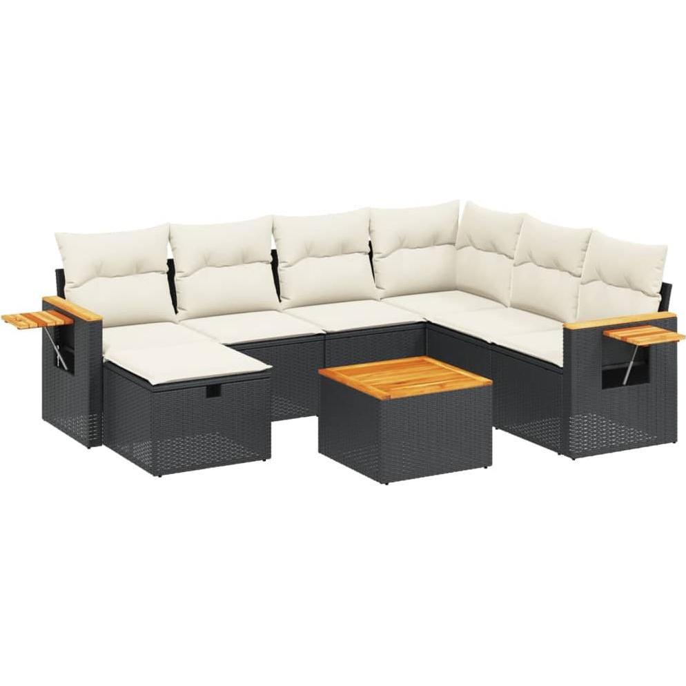 VidaXL, Gartenlounge, 10-tlg. Garten-Lounge-Set mit Kissen