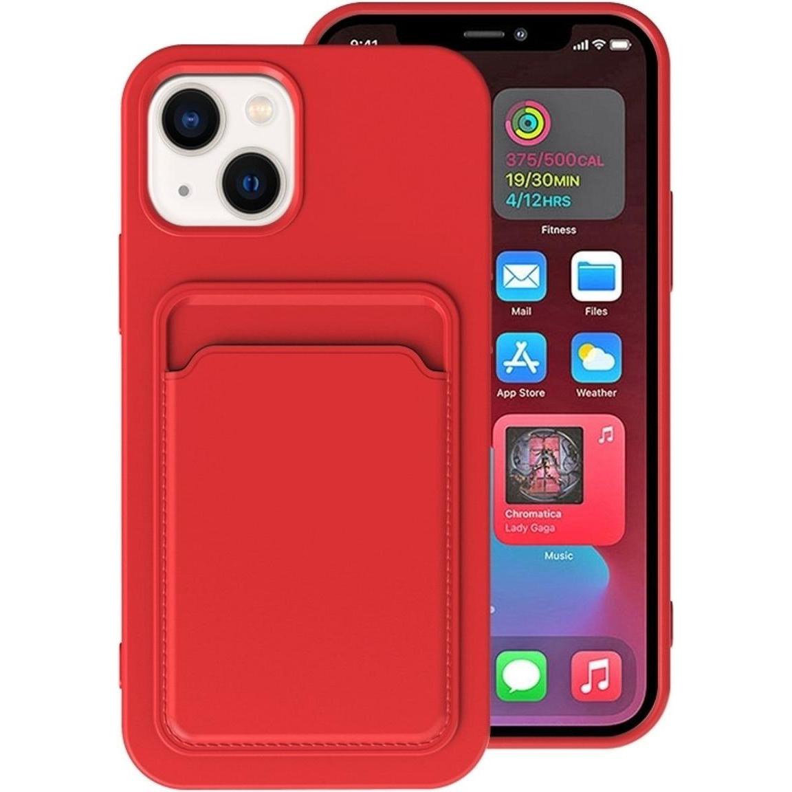 König Design Hülle Handy Schutz für Apple iPhone 14 Serie Case Cover Bumper Kartenfach Etuis (Apple iPhone 14), Smartpho...