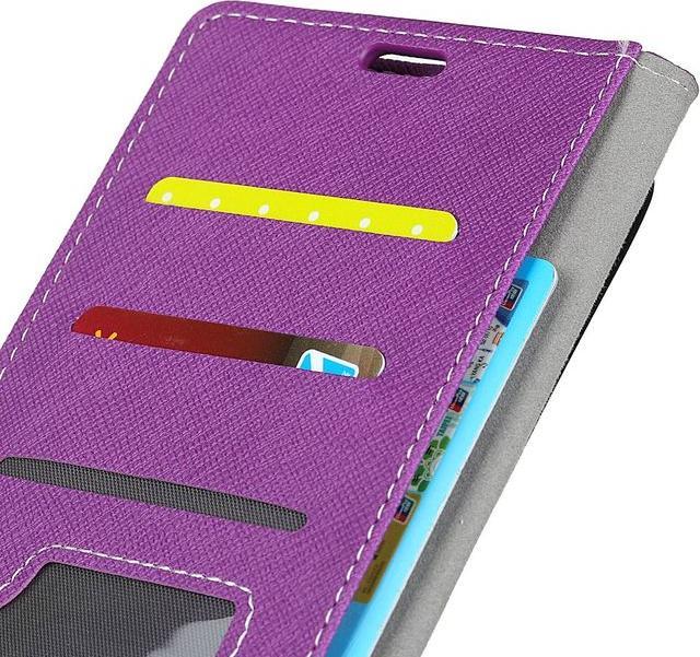 Image du produit MU Classic Housse en cuir avec motif en croix (OnePlus 5T)