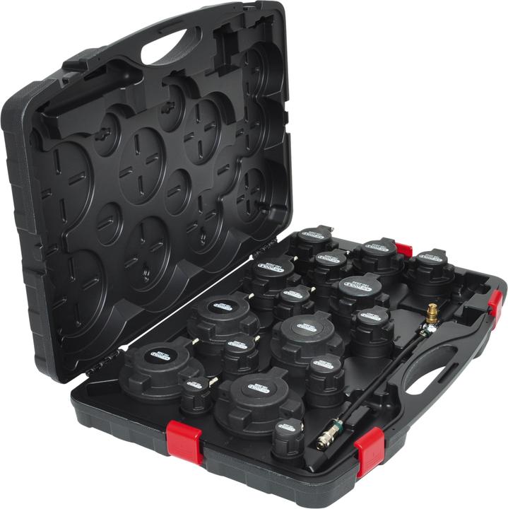 Produktbild KS Tools Turbolader-Ladeluft-System-Prüfkoffer-Satz, 17-tlg