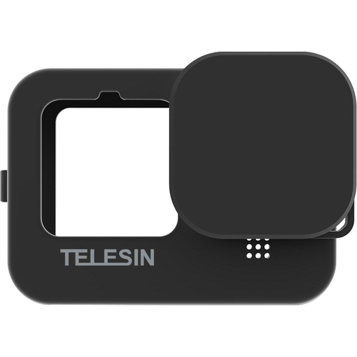 Telesin Custodia Per Gopro Hero 9 / Hero 10 (GP-HER-041-BK) Czarna, Accessori Action Cam, Nero
