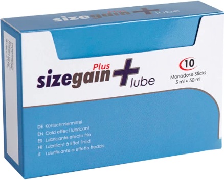 Actual product image 500 Cosmetics Sizegain Plus Lube Cold Effect