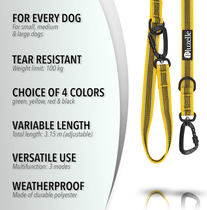 Immagine prodotto Bluzelle Linea doppia (XL, Cane, Passeggiare)