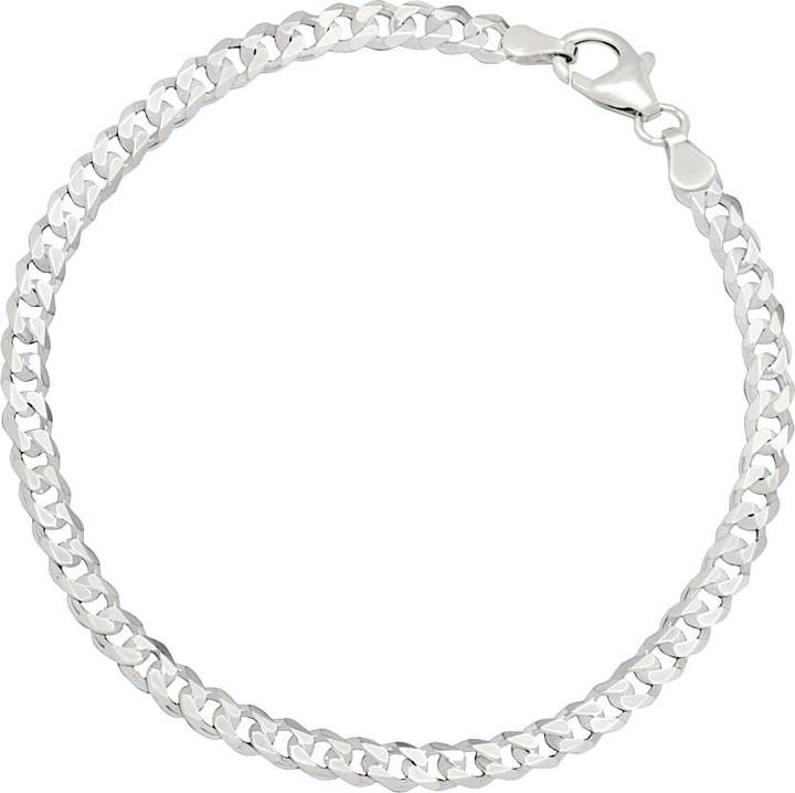 Immagine prodotto Candy Bracciale Hemera con catena a cordoncino da 3,3 mm, argento 925 (17 cm, Argento 925)
